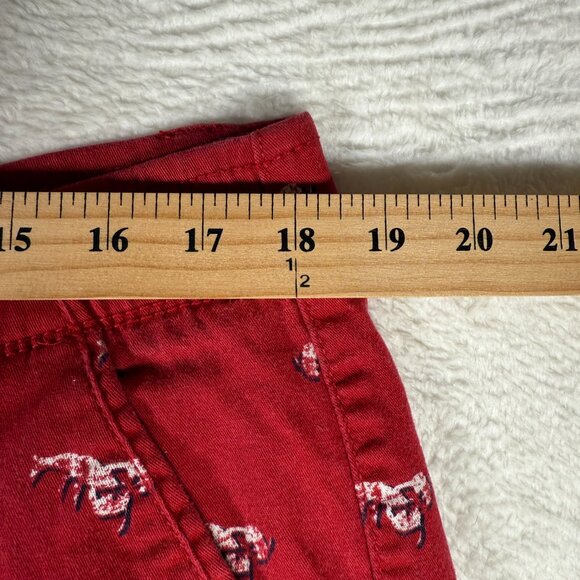 Plugg Flex Shorts Size 36 In Red With Kangaroo All over Print Chino - Picture 8 of 8